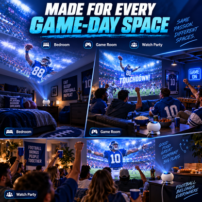✨🏈Football Game Day Projector for an Immersive Stadium Experience