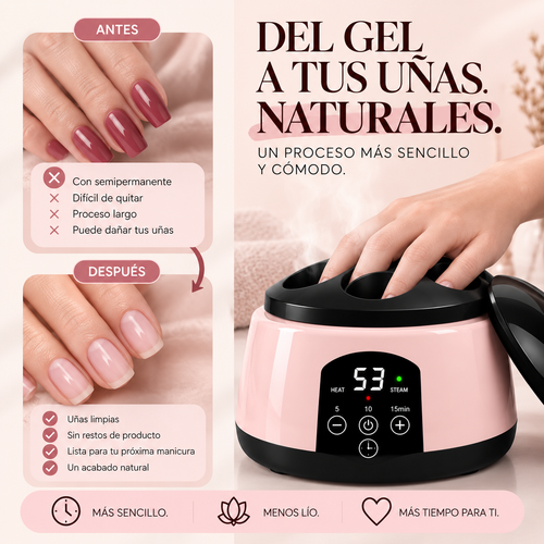 ✨ Electric Steam Gel Nail Polish Remover – Heat-Assisted At-Home Soak-Off System