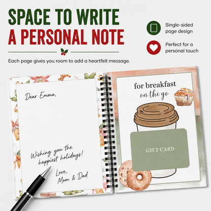 🔥 LIMITED-TIME 50% OFF 🎁 Christmas Gift Card Book