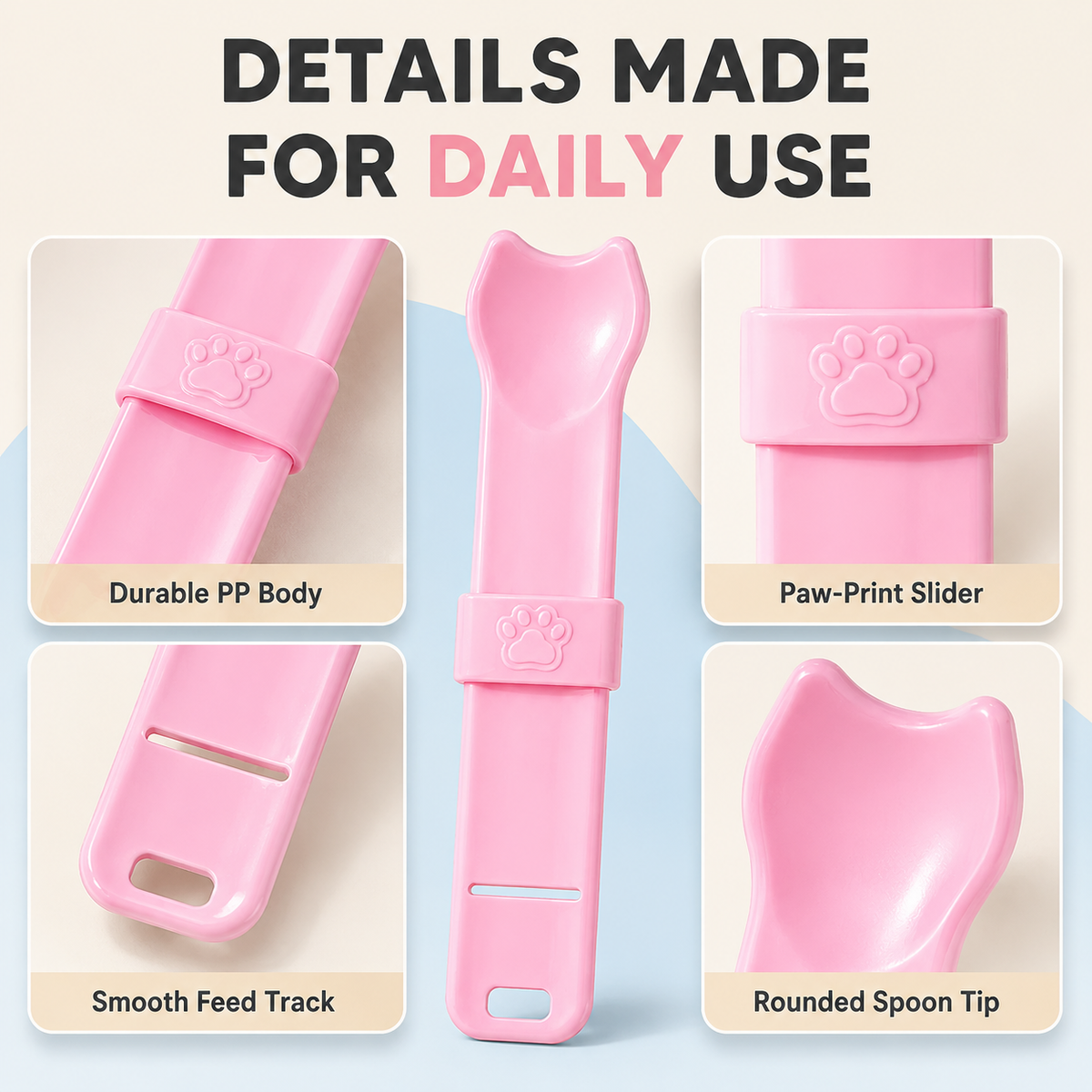 🐾 Cat Treat Tube Squeezer & Strip Feeder for Cleaner, Mess-Free Feeding