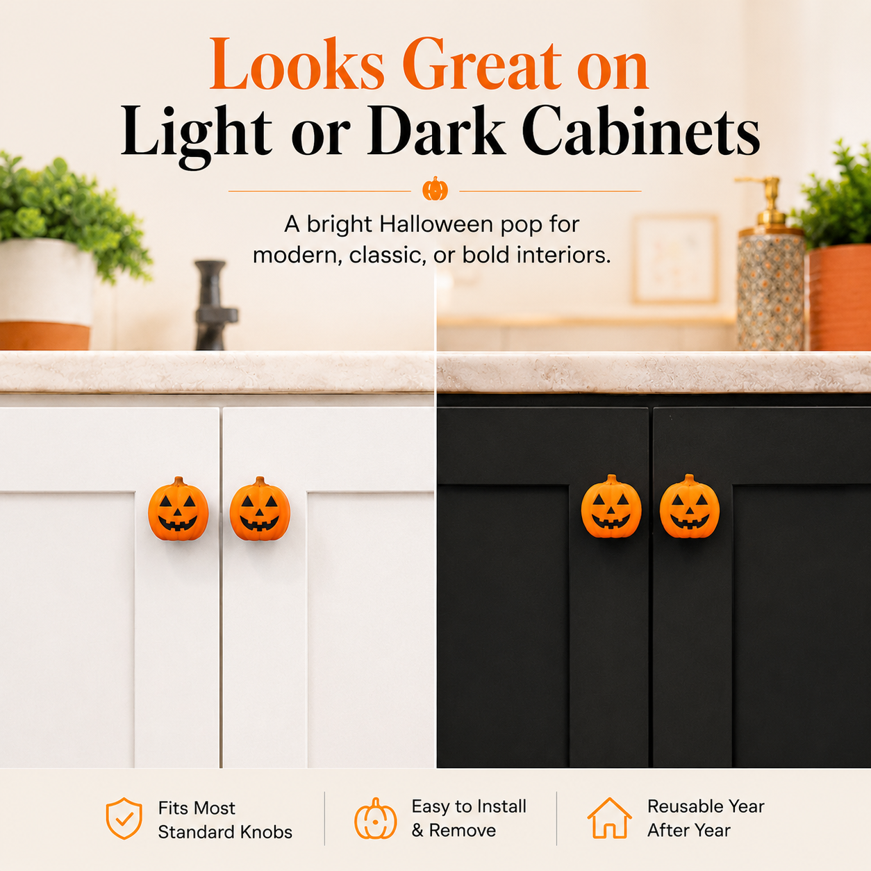🎃FLASH SALE 55% OFF🧡 Pumpkin Cabinet Knob Covers