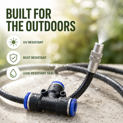 💧 360° Drip Irrigation Kit – DIY Watering for Garden & Pots