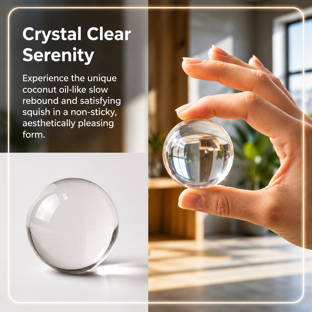 ⏳ FLASH SALE - 50% OFF TODAY | 🧼 Odorless Non-Stick Coconut Oil Fidget Ball 💎