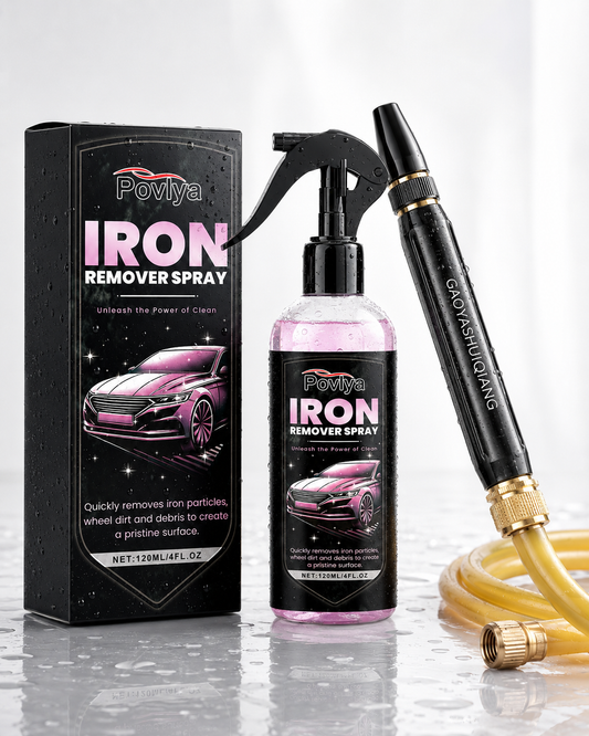 2-in-1 Car Rust Removal Kit – Rust Remover Spray with High-Pressure Water Gun