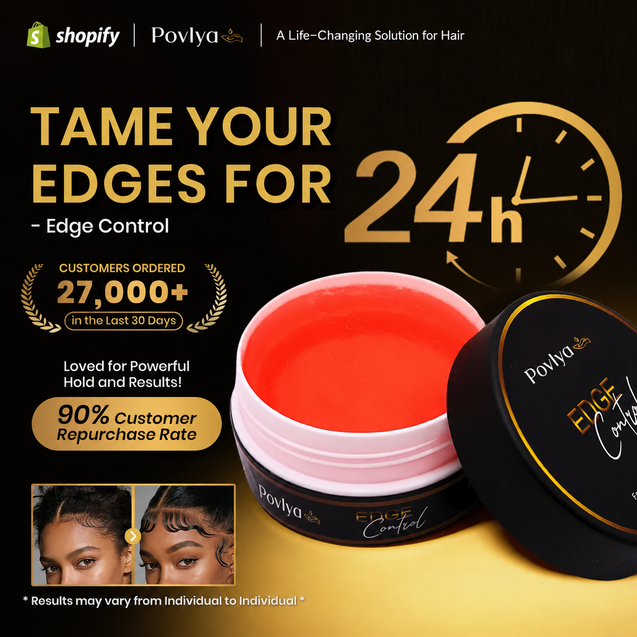 🔥Flash Sale-50% Off🔥EDGE CONTROL BASK AND LATHER Gel Haircare strong edge