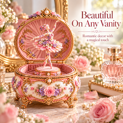 🌸🦋 50% OFF Floral Ballerina Music Box – A Romantic Keepsake With a Magical Butterfly Reveal