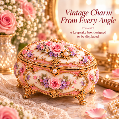 🌸🦋 50% OFF Floral Ballerina Music Box – A Romantic Keepsake With a Magical Butterfly Reveal