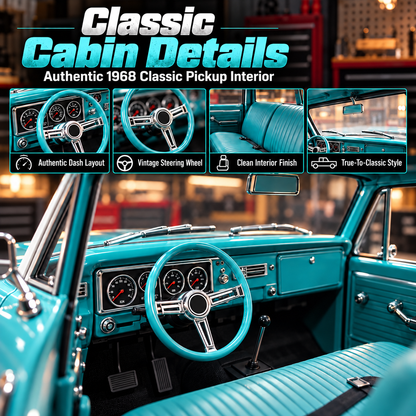 🔧 1968 Chevrolet C10 Stepside Model Kit - DIY Vintage Pickup Assembly 🛻