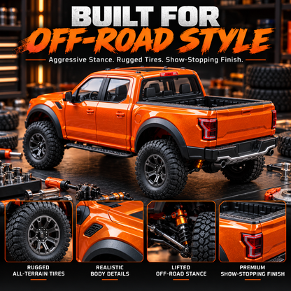 🔥🚙 DIY Off-Road Pickup Truck Model Kit – Build Your Own Detailed Display Truck