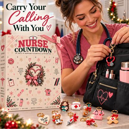 🎄 CareHero™ 24-Day Nurse Advent Calendar – Christmas Countdown Gift for Nurses 🩺🎁