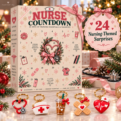 🎄 CareHero™ 24-Day Nurse Advent Calendar – Christmas Countdown Gift for Nurses 🩺🎁