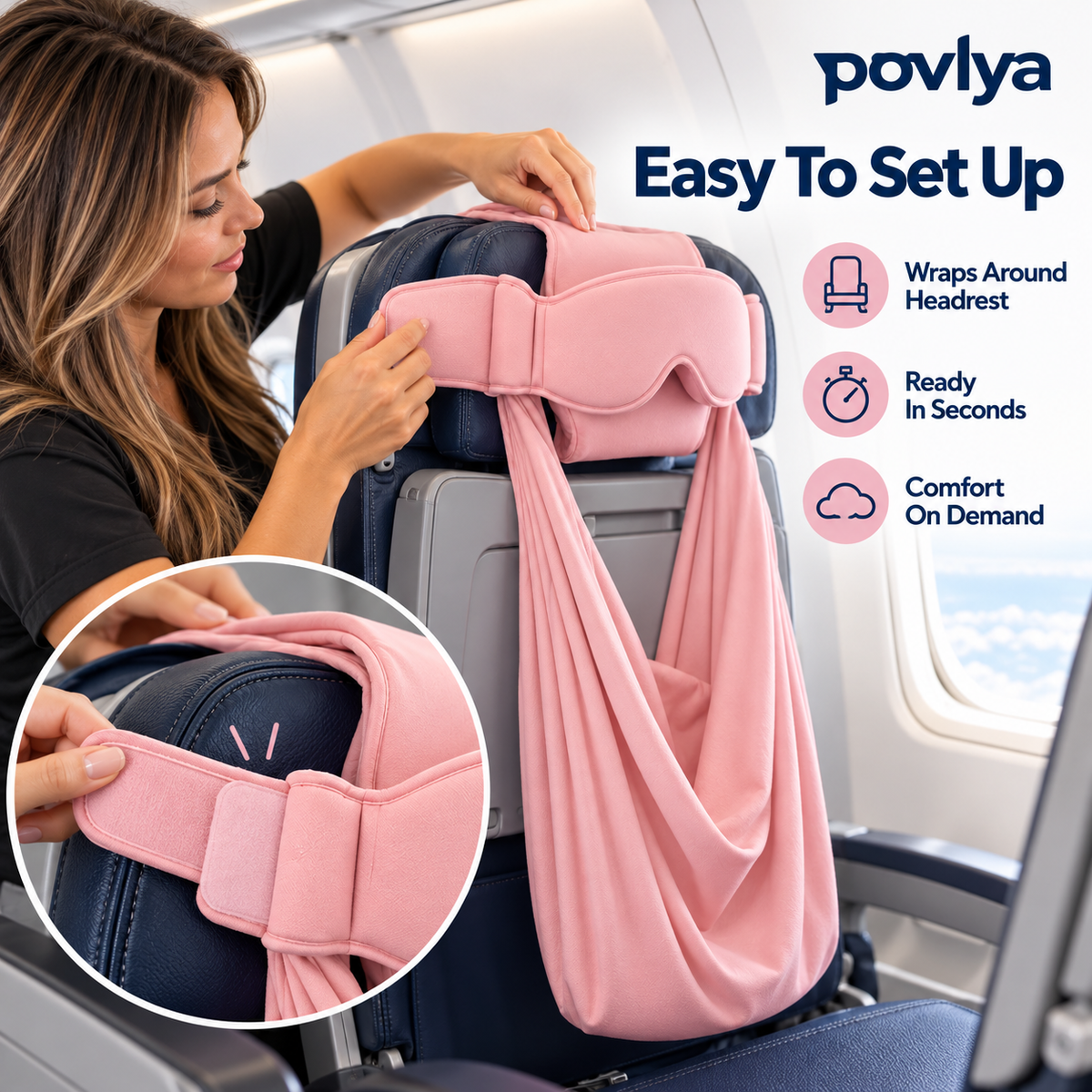 ✈️ Travel Sleep Wrap ✨ Sleep Comfortably Wherever You Go