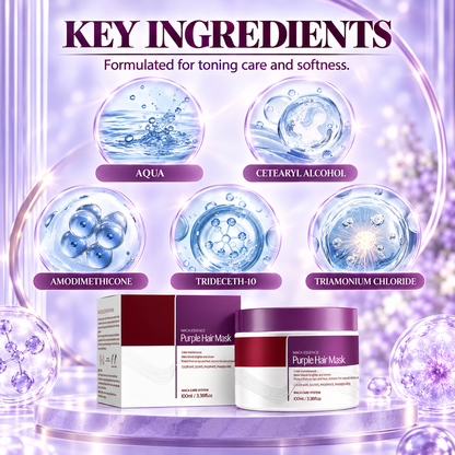 ✨Purple Hair Treatment Mask – Tone, Hydrate & Shine, 100ml