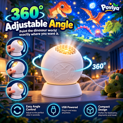 🦖 Dinosaur Galaxy Projector ✨ Turn Bedtime Into a Magical Dino Adventure