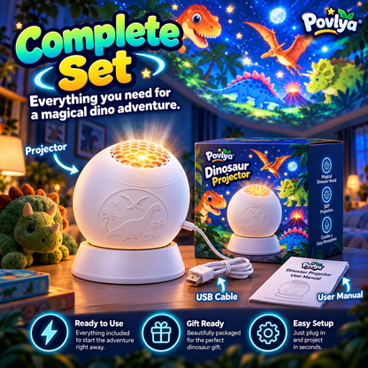 🦖 Dinosaur Galaxy Projector ✨ Turn Bedtime Into a Magical Dino Adventure
