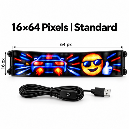 😈 Funny LED Car Window Display ✨ Let Your Car Do the Talking!