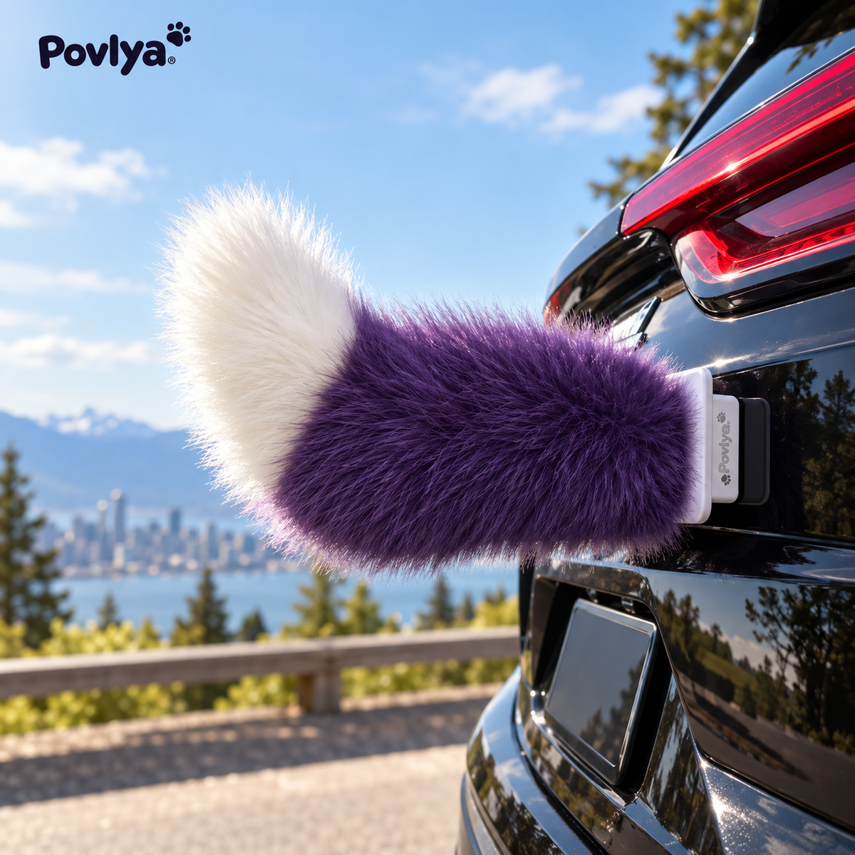 😂 Remote Control Wagging Car Tail ✨ Your Car Can Wag Its Tail Too!