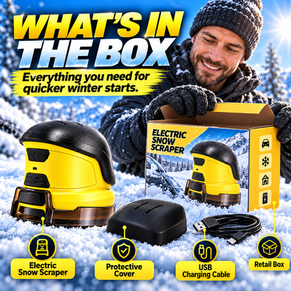 ❄️ Electric Ice Scraper – 1600 RPM Cordless Windshield De-Icer 🚗