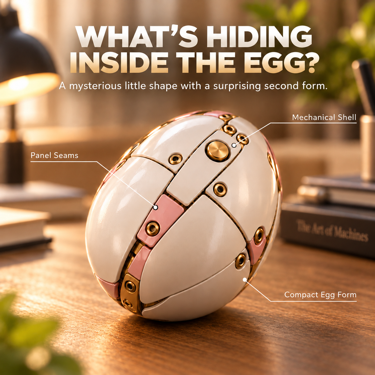 🦄 Transforming Mechanical Unicorn Egg – 2-in-1 Fantasy Figure ✨