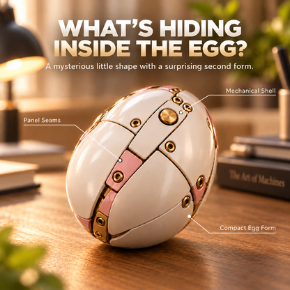 🦄 Transforming Mechanical Unicorn Egg – 2-in-1 Fantasy Figure ✨