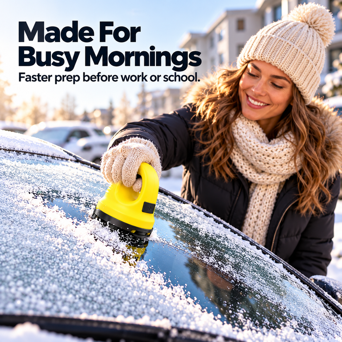 ❄️Handheld Electric Ice Scraper ⚡Quick & Easy Car Window Ice Removal