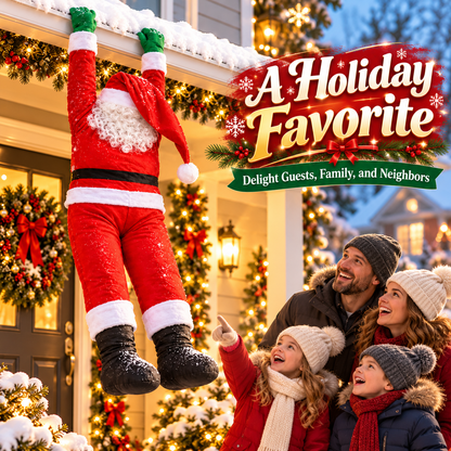 🎄 Hanging Santa Claus Decoration ✨ Bring Christmas Magic to Your Home