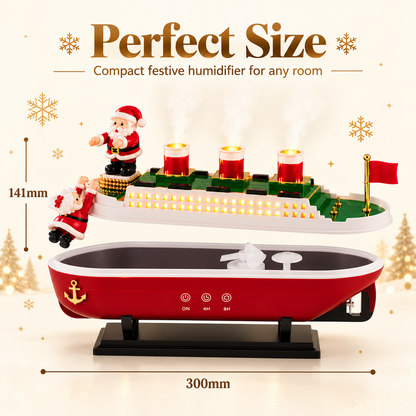 🎄 Christmas Magic Ship Humidifier ✨ A Little Ship Full of Christmas Wonder