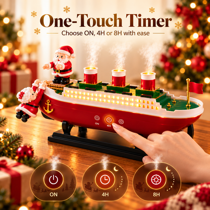 🎄 Christmas Magic Ship Humidifier ✨ A Little Ship Full of Christmas Wonder