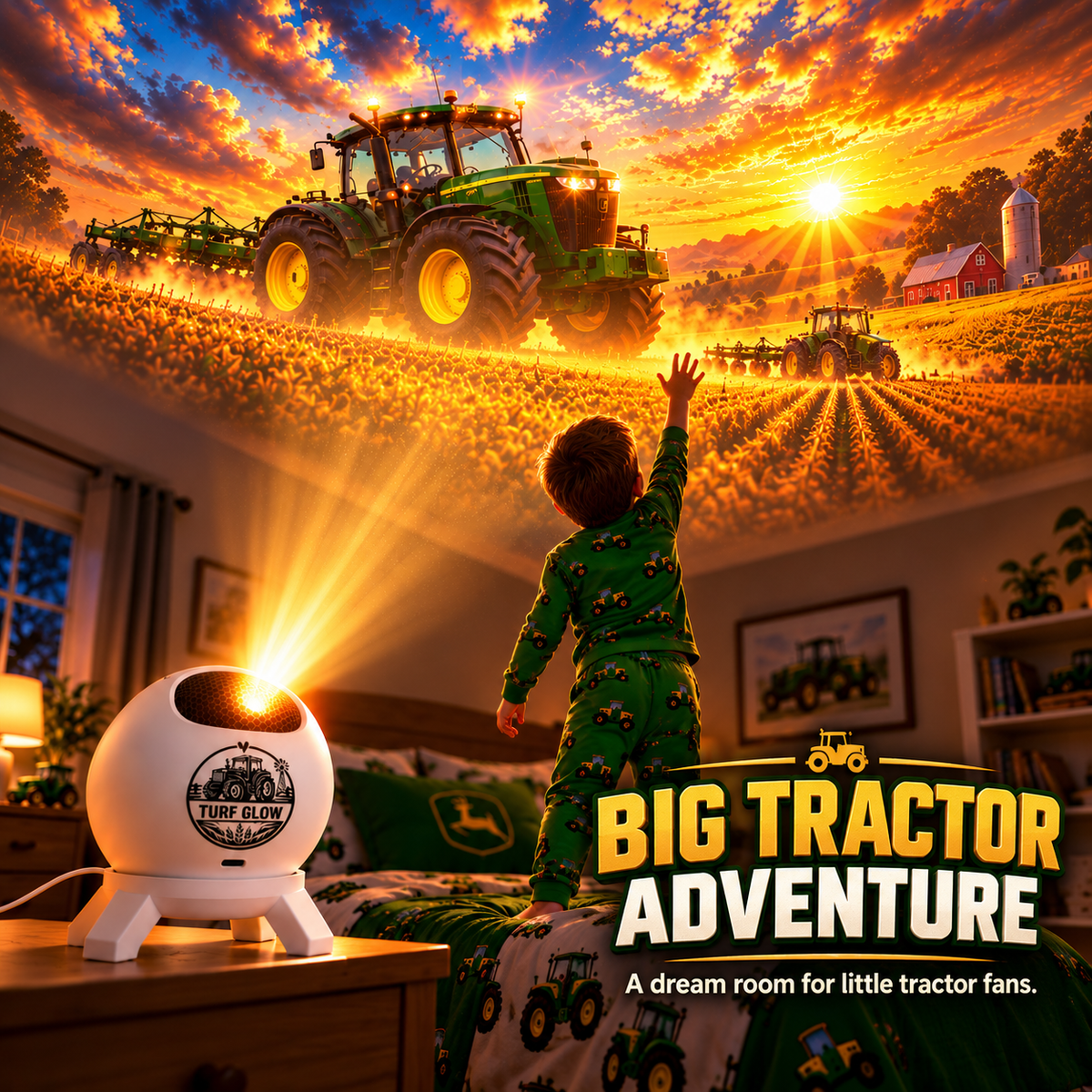 🚜 Tractor Dream Projector ✨ Bring the Farm Adventure Home