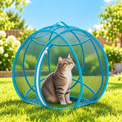 🐱 Pop-Up Cat Playpen 🌿 Fresh Air, Safe Space, Happy Cat