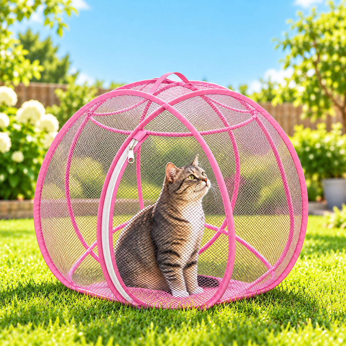 🐱 Pop-Up Cat Playpen 🌿 Fresh Air, Safe Space, Happy Cat