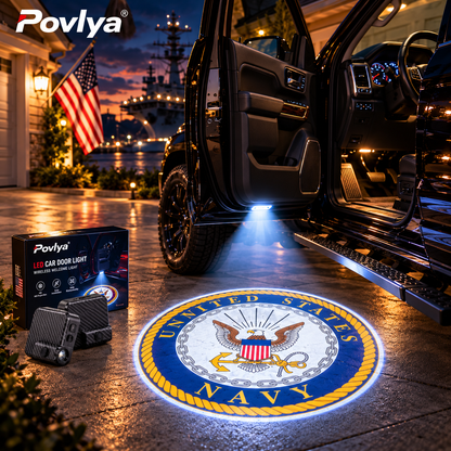 🚗🎖️ Military Honor Car Door Projection Light