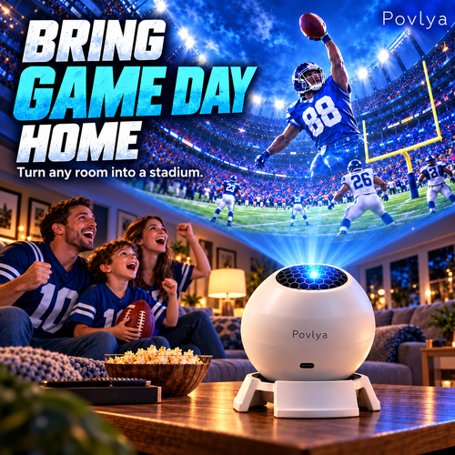 ✨🏈Football Game Day Projector for an Immersive Stadium Experience