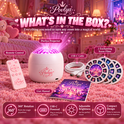 🏰 Magical Princess Projector ✨ Turn Her Room Into a Fairytale