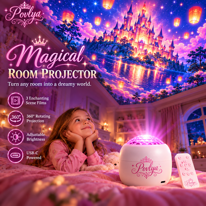 🏰 Magical Princess Projector ✨ Turn Her Room Into a Fairytale