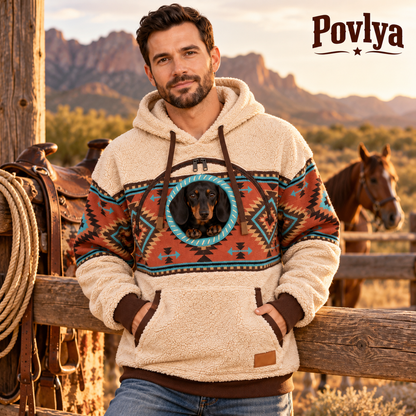 🤠 Western Cowboy Pet Carrier Jumpsuit – Keep Your Pet Close & Cozy