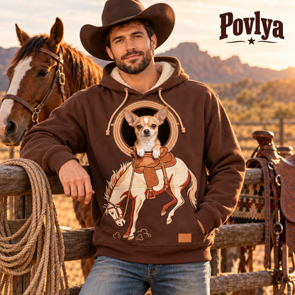 🤠 Western Cowboy Pet Carrier Jumpsuit – Keep Your Pet Close & Cozy