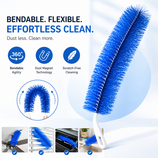 🔥 Last Day 55% OFF – 360° Flexible Microfiber Duster: Effortless Deep Cleaning for Ceiling Fans, Blinds & Hidden Gaps