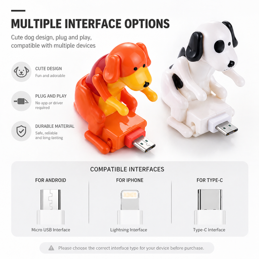 🐶Funny Humping Dog Fast Charger Cable