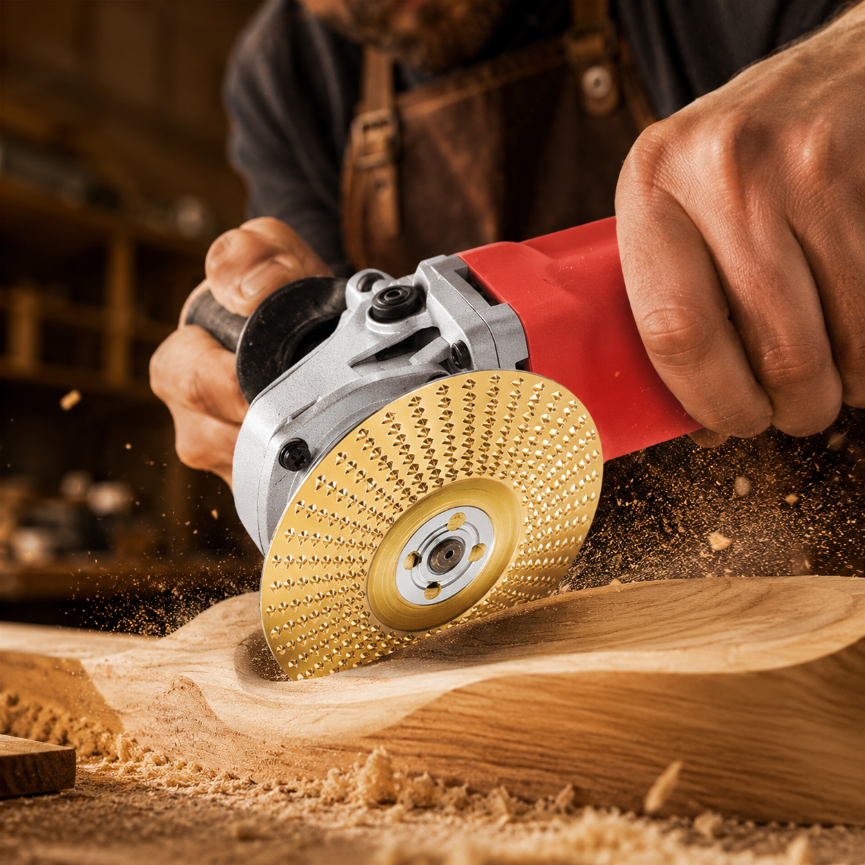 🪵 Wood Grinding Wheel – Stop Sanding by Hand & Carve Like a Pro! 🔥