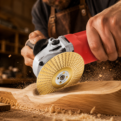 🪵 Wood Grinding Wheel – Stop Sanding by Hand & Carve Like a Pro! 🔥