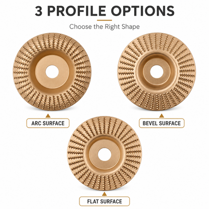 🪵 Wood Grinding Wheel – Stop Sanding by Hand & Carve Like a Pro! 🔥