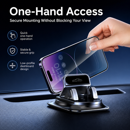 🔥LAST DAY 55% OFF 🔥 360° Stable Car Phone Mount for Dashboard & Windshield
