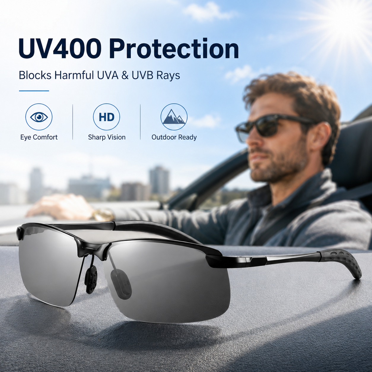 🕶️50% OFF TODAY☀️Adaptive Lens Sunglasses for Every Adventure