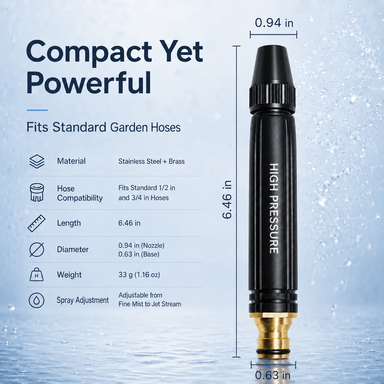 🔥🌊 Last Day 55% OFF – Powerful High-Pressure Water Gun for Car Cleaning