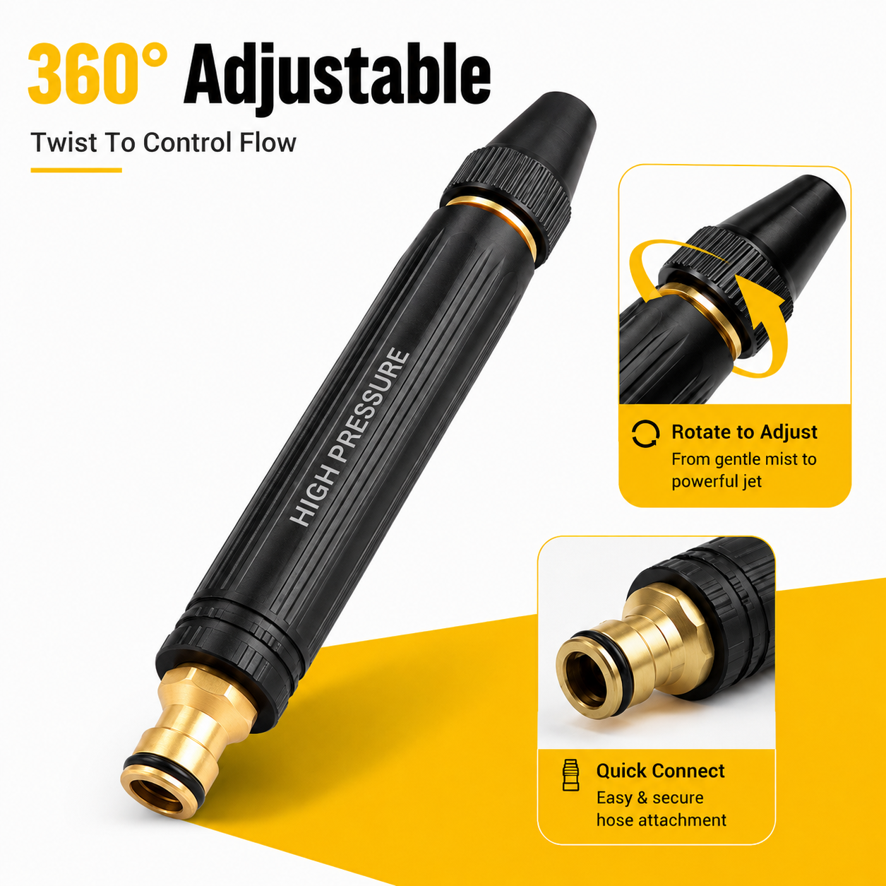 🔥🌊 Last Day 55% OFF – Powerful High-Pressure Water Gun for Car Cleaning