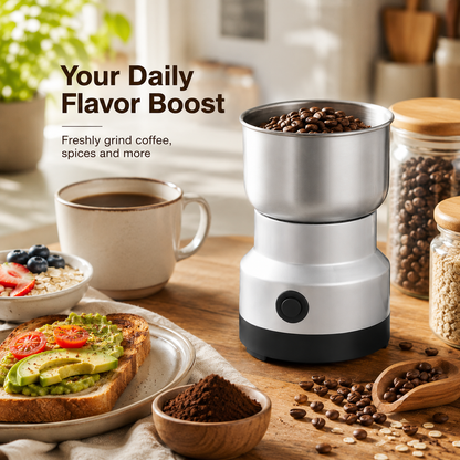 ⚡50% OFF TODAY☕ Stainless Steel Electric Grinder