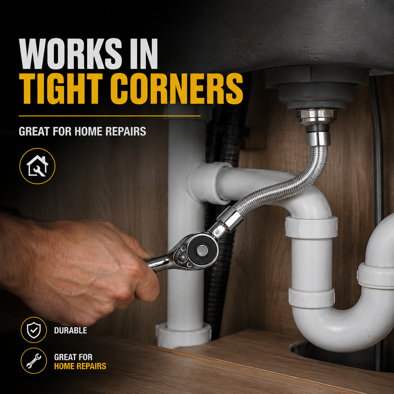 🚗50% OFF TODAY🔧 Flexible Shaft Socket Tool for Tight Spaces⚡Bends Twists & Reaches Anywhere