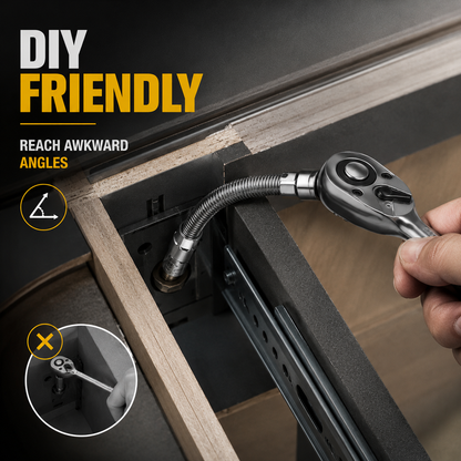 🚗50% OFF TODAY🔧 Flexible Shaft Socket Tool for Tight Spaces⚡Bends Twists & Reaches Anywhere