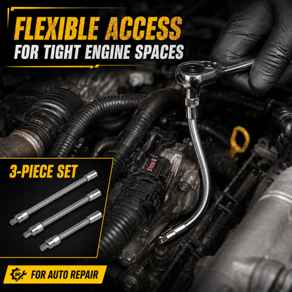 🚗50% OFF TODAY🔧 Flexible Shaft Socket Tool for Tight Spaces⚡Bends Twists & Reaches Anywhere